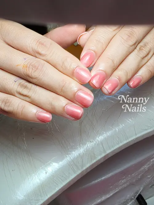 Healthy Glow เล็บสีสุขภาพดีอมชมพู สไตล์ลูกคุณหนู น่าทะนุถนอมสุดๆ รหัส A162