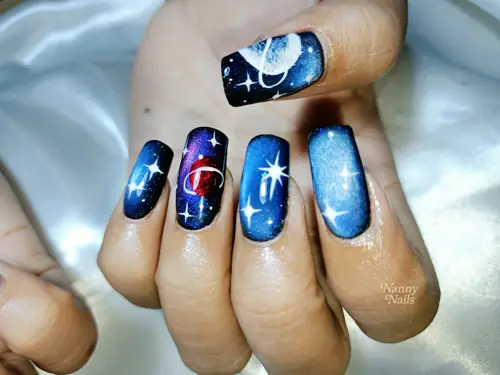 ผลงานเล็บ A20 ร้านทำเล็บนครพนม Nanny Nails