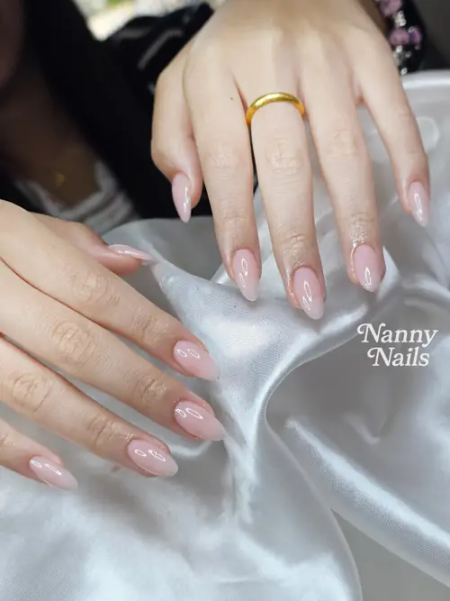 Blush Pink ประกายเนียน หรูดูแพง รูปที่ 1 รหัส A250 ร้านทำเล็บนครพนม