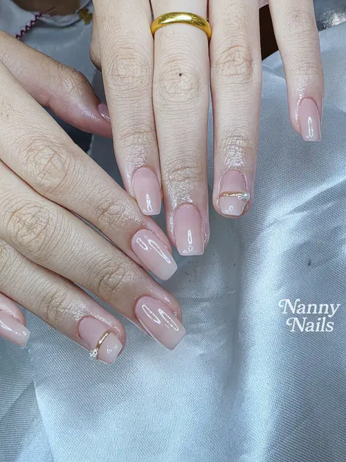 Nude Lace สีสุขภาพดี รูปที่ 1 รหัส A251 ร้านทำเล็บนครพนม